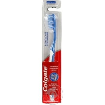 Зубна щітка Colgate Безпечне відбілювання м'яка купити, ціни на МегаМаркет - фото 4