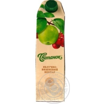 Svitanok apple-cherry nectar 0,95l - buy, prices for MegaMarket - photo 3
