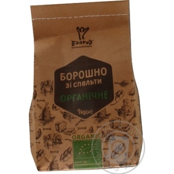 Мука Екород со спельты органическая 1кг купить, цены на МегаМаркет - фото 1