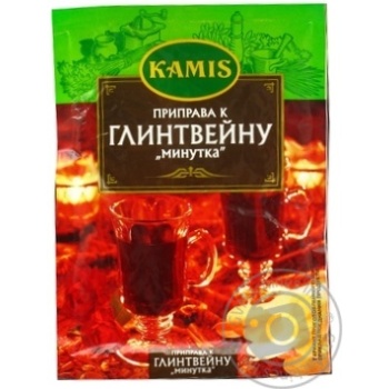 Приправа до глінтвейну Кamis Хвилинка 40г купити, ціни на МегаМаркет - фото 6