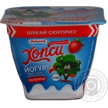 Йогурт Яготинське для дітей Хопси Полуниця 1,5% 115г купити, ціни на МегаМаркет - фото 3