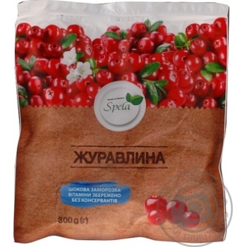 Клюква Spela замороженная 300г купить, цены на МегаМаркет - фото 1