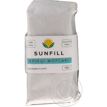 Хлібці Sunfill морські 100г х48 купить, цены на МегаМаркет - фото 1