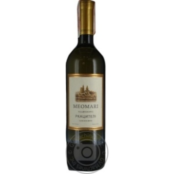 Meomari Rkatsiteli white dry wine 12% 0,75l - buy, prices for MegaMarket - photo 1