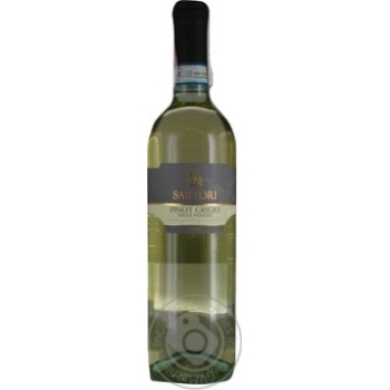 Вино Sartori Pinot Grigio Delle Venezie біле сухе 12% 0,75л купити, ціни на МегаМаркет - фото 1