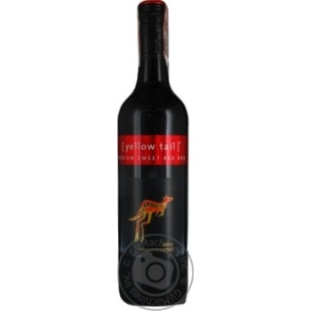 Casella Wines Yellow Tail red semi-sweet wine 12% 0,75l - buy, prices for MegaMarket - photo 1