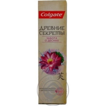 Зубна паста Colgate Стародавні секрети турбота про ясна 75мл купити, ціни на МегаМаркет - фото 1