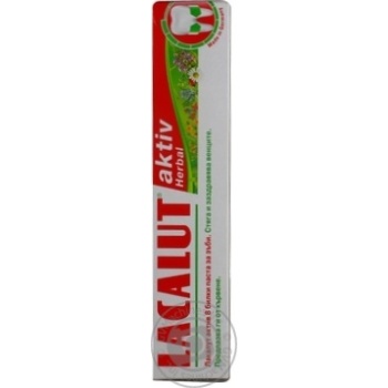 Зубная паста Lacalut active Herbal 75мл купить, цены на МегаМаркет - фото 8