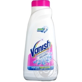 Пятновыводитель и отбеливатель жидкий для тканей Vanish Oxi Action Кристальная белизна 450мл купить, цены на МегаМаркет - фото 2