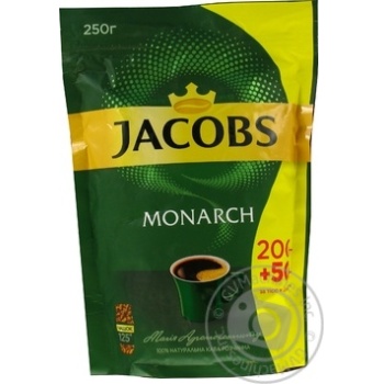 Кава Jacobs Monarch розчинна сублімована 250г купити, ціни на МегаМаркет - фото 3