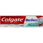 Зубна паста Colgate Макс Блиск з відбілюючими пластинками Кристальна м’ята 100мл