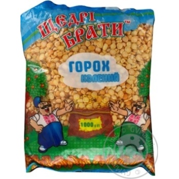 Shchedri Braty Split Peas 1kg - buy, prices for MegaMarket - photo 1