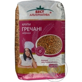 Groats buckwheat Best alternativa 900g sachet - buy, prices for MegaMarket - photo 1