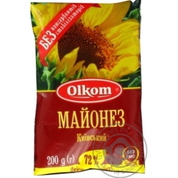 Майонез Олком Київський 72% 200г купити, ціни на МегаМаркет - фото 1