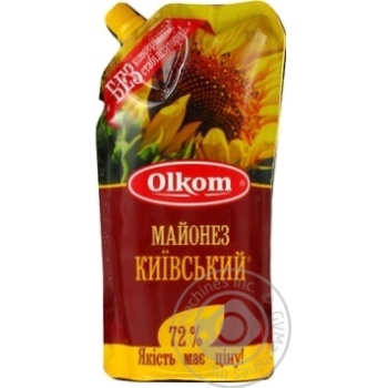 Mayonnaise Olkom Kyivskyy 72% 360g - buy, prices for MegaMarket - photo 1