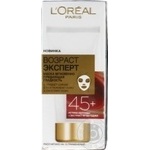 Mask L'oreal 45+ for face 50ml