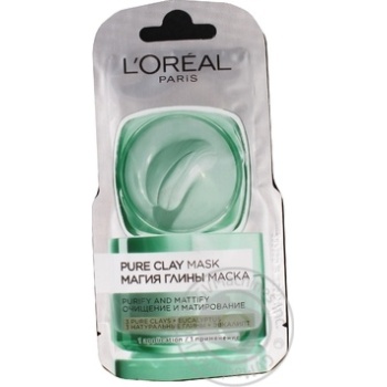 Mask L'oreal with eucalyptus for face - buy, prices for MegaMarket - photo 1