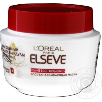 Маска д/волосся Loreal Elseve Повне Відновлення 300мл х6 купити, ціни на МегаМаркет - фото 1
