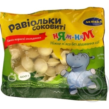 Равиоли Левада Ням-Ням сочные 400г купить, цены на МегаМаркет - фото 1