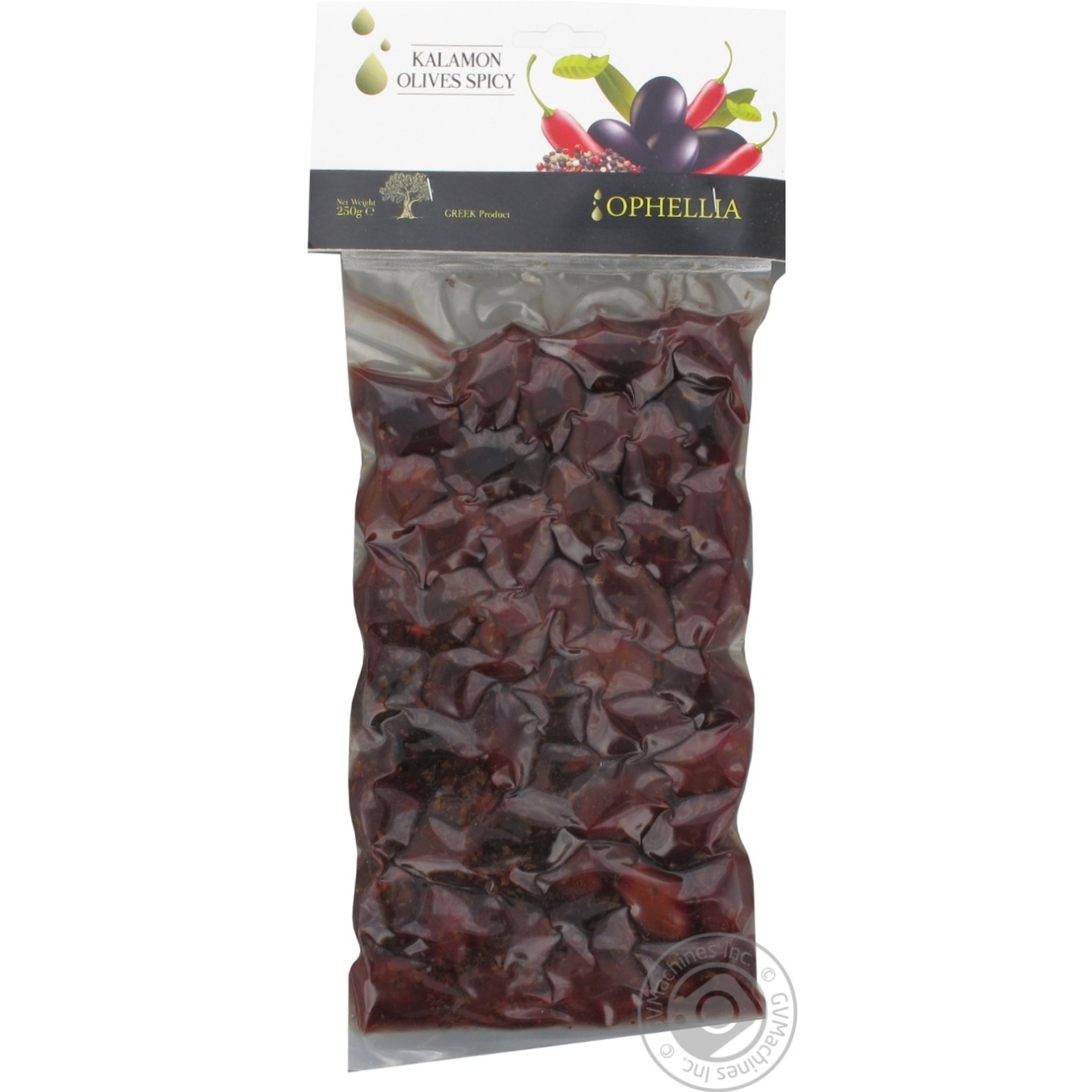

Оливки Ophellia Каламонте с пряностями 250г