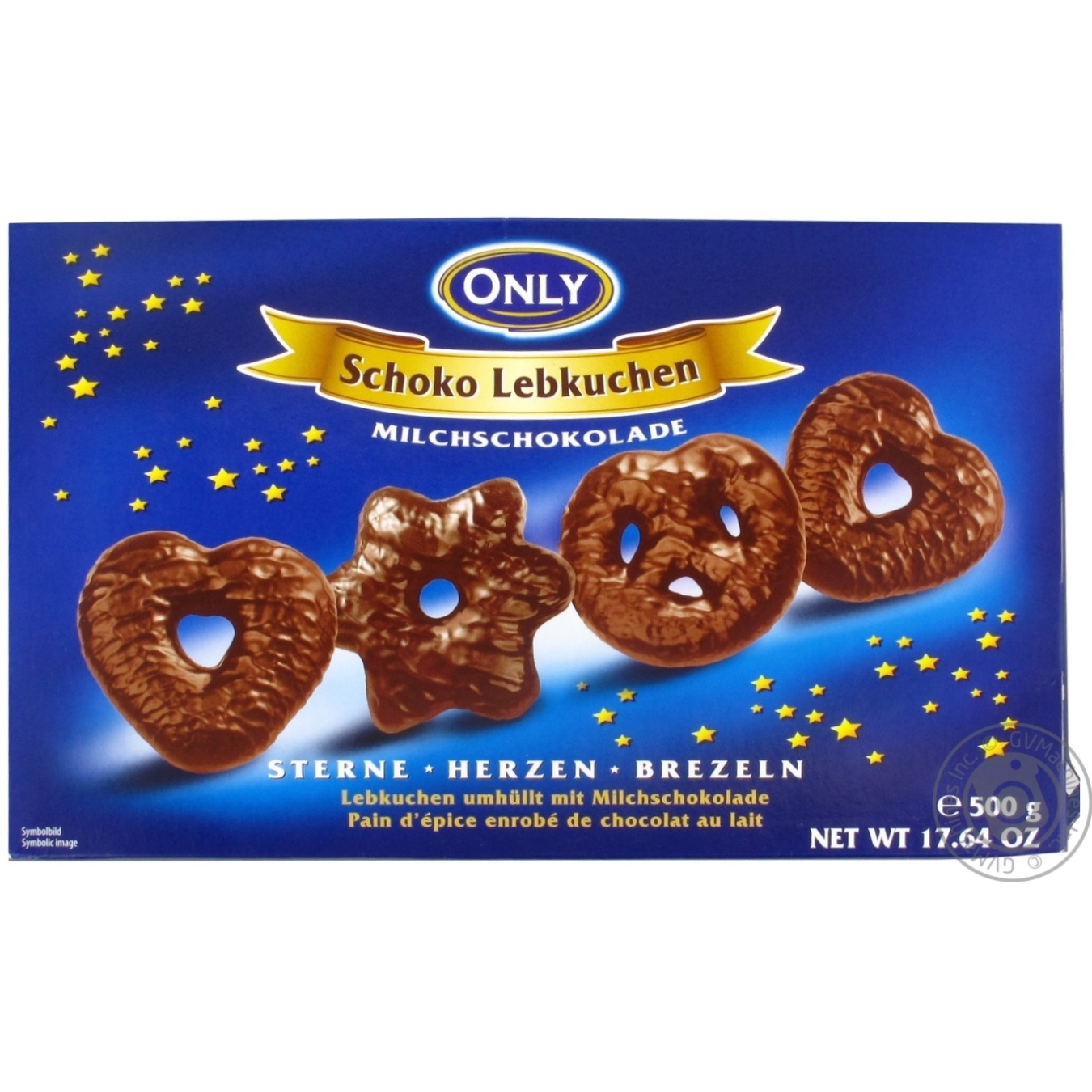 

Пряники Only с молочным шоколадом 500г