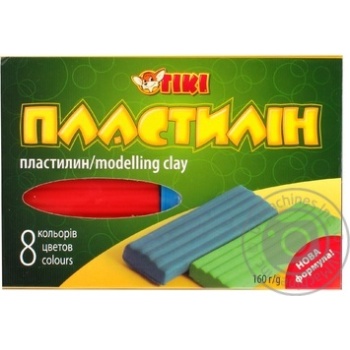 Пластилін 8 кольорів 160г ТК-52105 купити, ціни на МегаМаркет - фото 2