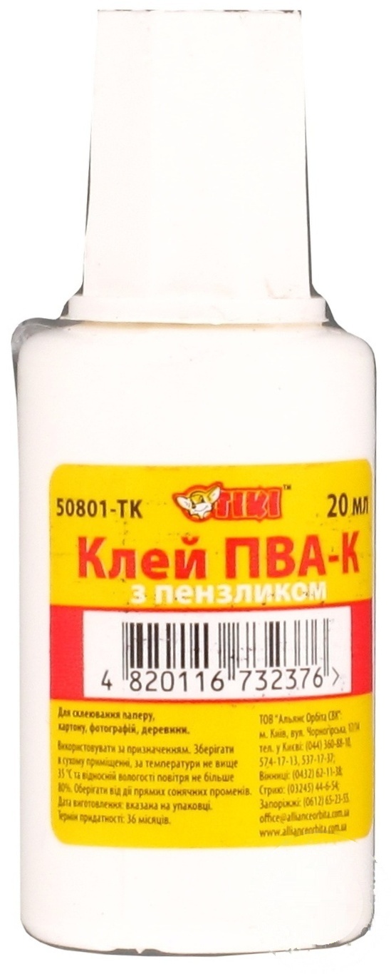 

Клей Tiki ПВА с кисточкой 20г