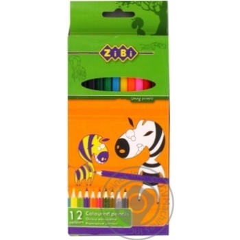 ZiBi Smart Line Colored Pencils 12 Colors - buy, prices for NOVUS - photo 4