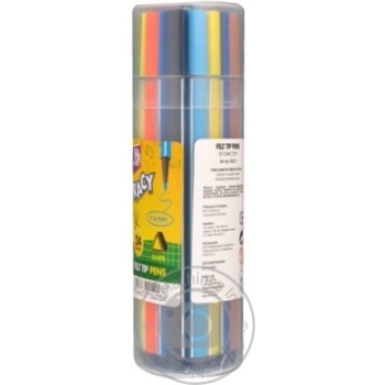 Round Felt-tip Pens Cool for School Juicy 24 colors CF15213 - buy, prices for NOVUS - photo 2