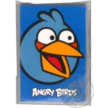 Блокнот А6,48арк.Cool for School Angry Birds кріплення блоку - термобіндер AB03276-11 - купить, цены на - фото 1