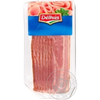 Bacon Delhush boiled-smoked cuts 150g - buy, prices for NOVUS - photo 1