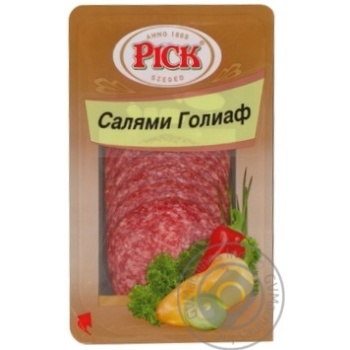 Ковбаса салямі Голіаф Pick с/к нарізка70г - купити, ціни на NOVUS - фото 1