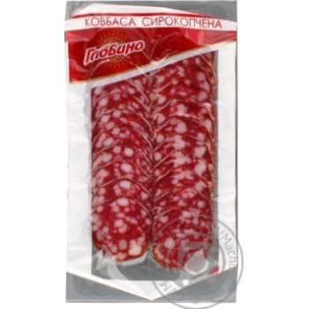 Moscow smoked sausage Globino sliced 80g Ukraine - buy, prices for MegaMarket - photo 3