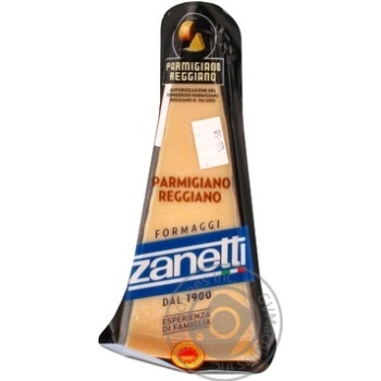 Cheese parmesan Zanetti Reggiano hard 32% 200g - buy, prices for MegaMarket - photo 1