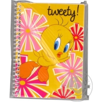 Блокнот, А6, 48арк.Cool for School Tweety кріплення блоку - бічна спіраль TW05270-03 - купити, ціни на - фото 16