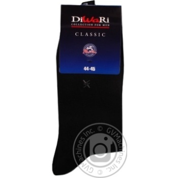 Diwari Classic Men's Socks s.29 006 black 5C-08SP - buy, prices for COSMOS - photo 2