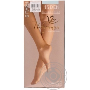Knee highs Intuitsia polyamide for women - buy, prices for MegaMarket - photo 1