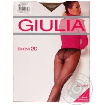 Колготы Giulia Maya Bikini 20Den женские р.2 Visone - купить, цены на - фото 1