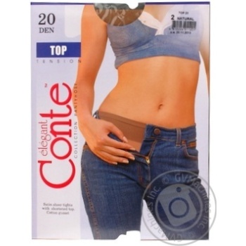 Conte Top 20 den Natural Tights for Women Size 2 - buy, prices for ULTRAMARKET - photo 3