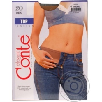 Conte Top 20 den Natural Tights for Women Size 4 - buy, prices for ULTRAMARKET - photo 2