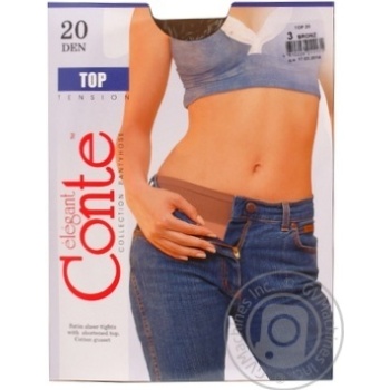 Conte Top 20 den Bronz Tights for Women Size 2 - buy, prices for COSMOS - photo 3