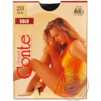 Conte Solo 20 den Nero Black Tights Size 4 - buy, prices for ULTRAMARKET - photo 3