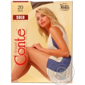 Tights Conte bronze polyamide for women 20den 5size - buy, prices for MegaMarket - photo 2