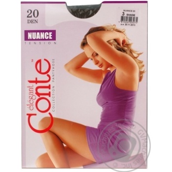 Колготи Conte 20den Nuance 3 Shade х12 купити, ціни на МегаМаркет - фото 1