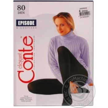 Tights Conte Episode mocha deniers for women 80den 4size - buy, prices for MegaMarket - photo 1