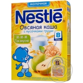 Oatmeal porridge Nestle with pear pieces for 8+month babies 250g Russia - buy, prices for - photo 2