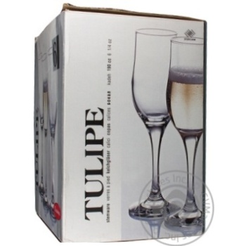 Pasabahce Tulipe Champagne Glass Set 190ml 6pcs - buy, prices for Tavria V - photo 3