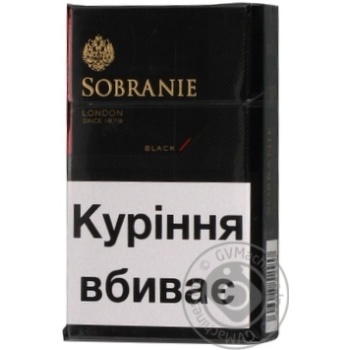 Cigarettes Sobranie 25g Ukraine - buy, prices for NOVUS - photo 1