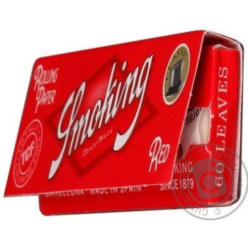 Папір Smoking д/самокруток Red 60шт купить, цены на МегаМаркет - фото 4