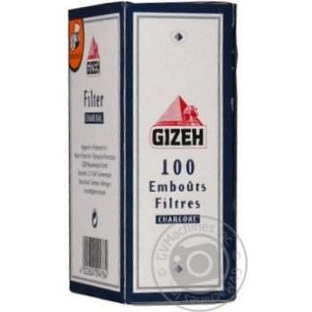 Фільтр для сигарет Gizeh 100шт 8мм купити, ціни на МегаМаркет - фото 5